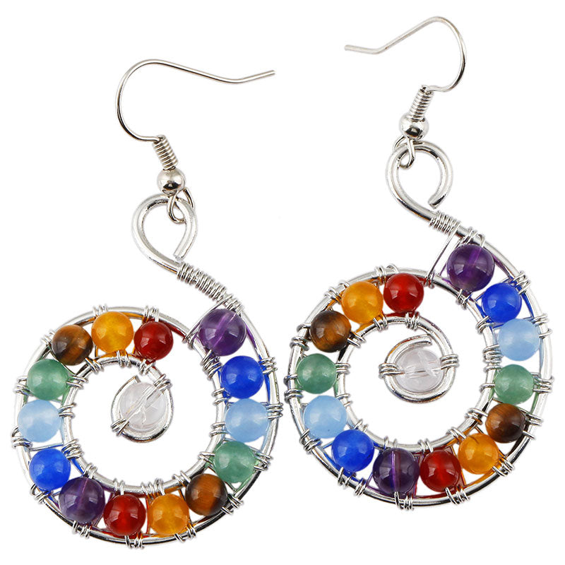 Boucles d'oreilles Chakra Orgone