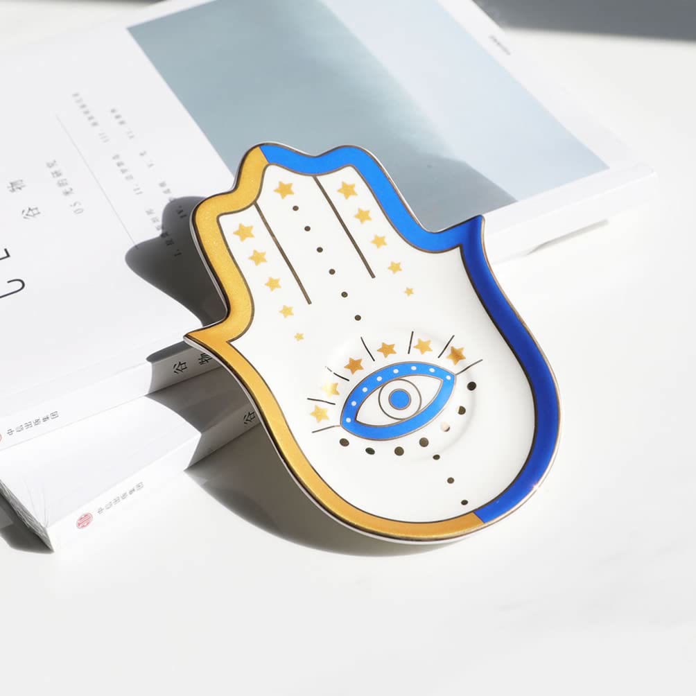 Support à vaisselle Olivenorma en forme d'anneau, dessous de verre avec motif Hamsa et mauvais œil