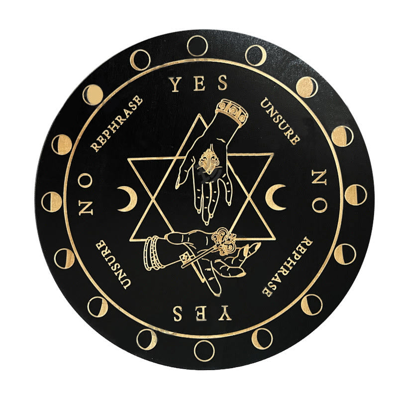 Jeu de tarot avec pendule divinatoire en bois Olivenorma