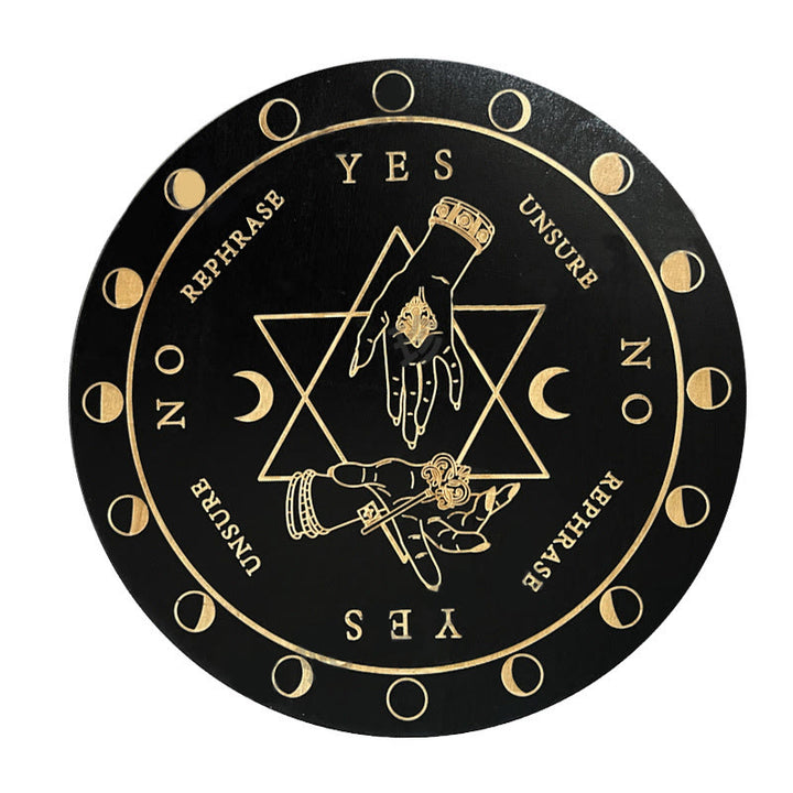 Jeu de tarot avec pendule divinatoire en bois Olivenorma