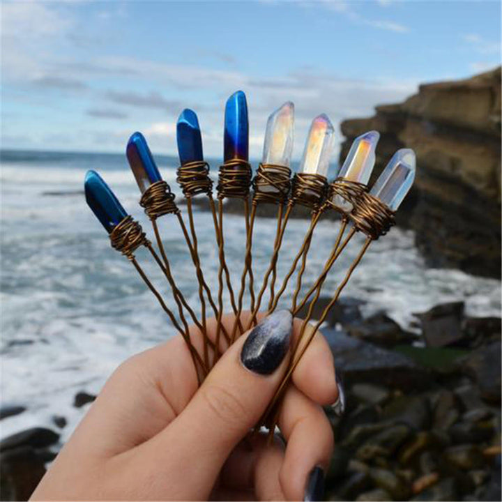 Épingle à cheveux en cristal faite à la main Olivenorma - image 0