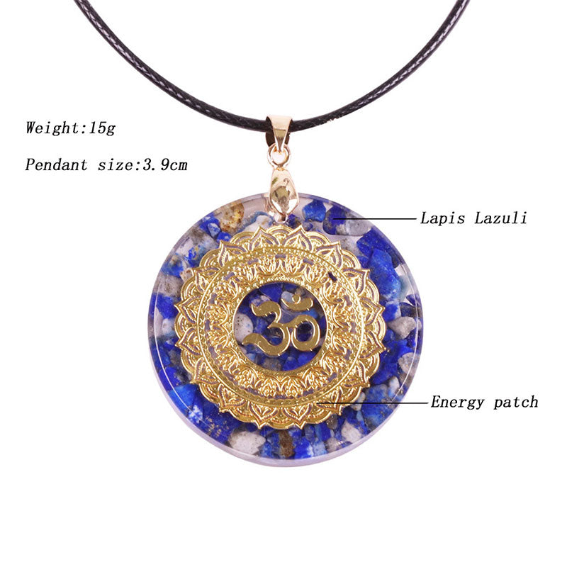 Olivenorma Raise Consciousness - Collier d'énergie orgone en lapis-lazuli - image 10