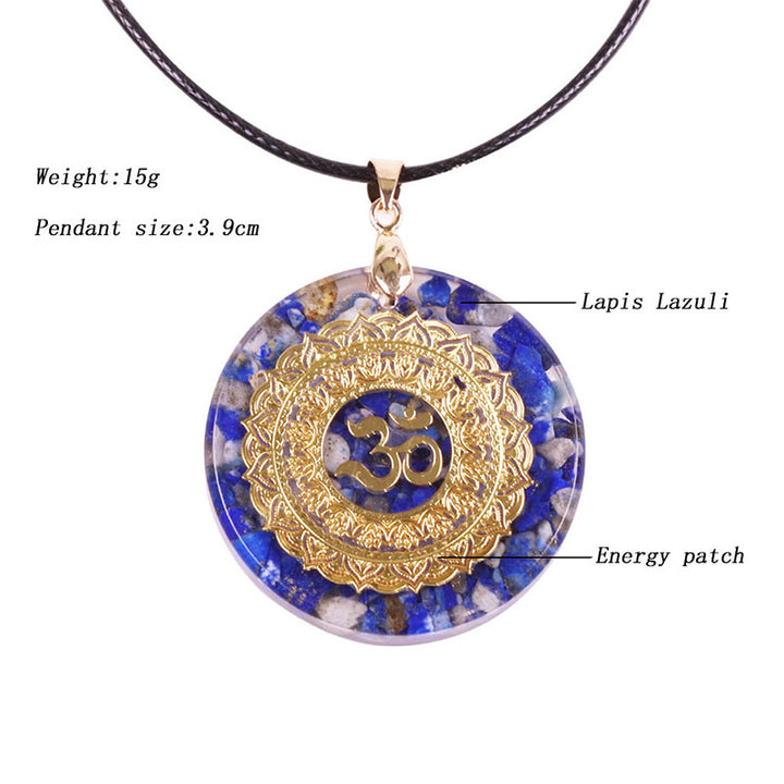 Olivenorma Raise Consciousness - Collier d'énergie orgone en lapis-lazuli - image 10