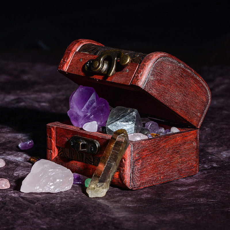 Ensemble de cristaux de pierres précieuses brutes en cristal naturel Olivenorma