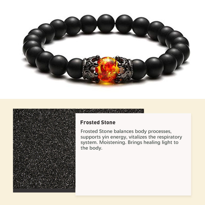 Bracelet en pierre de cristal naturel
