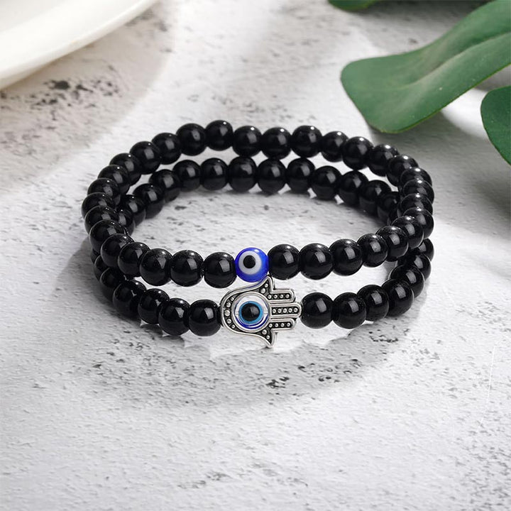 Bracelet de protection contre le mauvais œil avec Hamsa Olivenorma