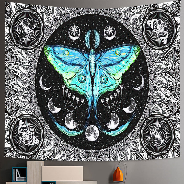 Tapisserie Boho Mandala Arbre de Vie des Sept Chakras Olivenorma