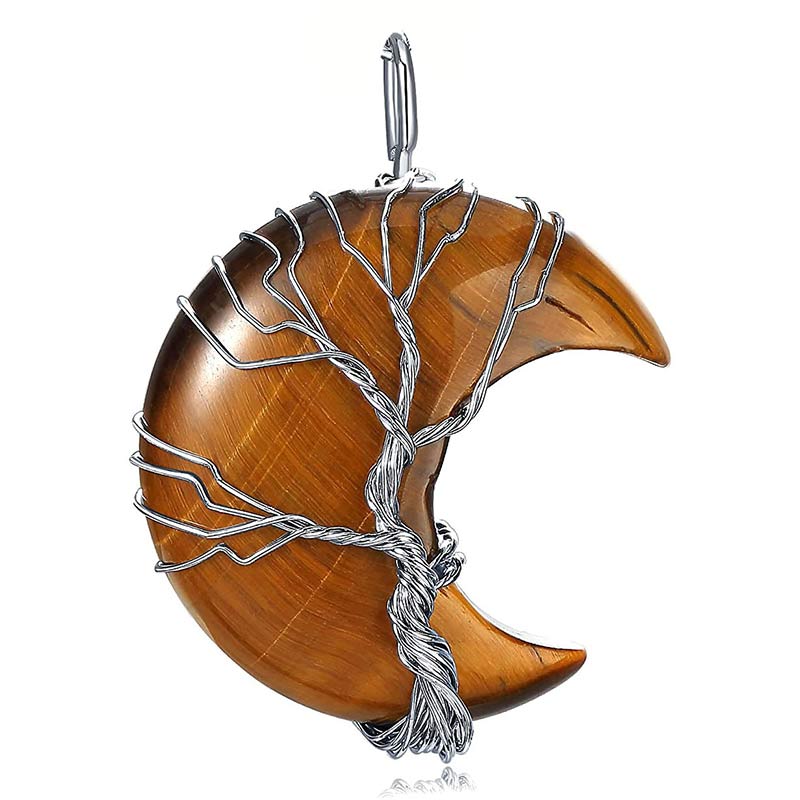 Collier de lune en cristal naturel Olivenorma