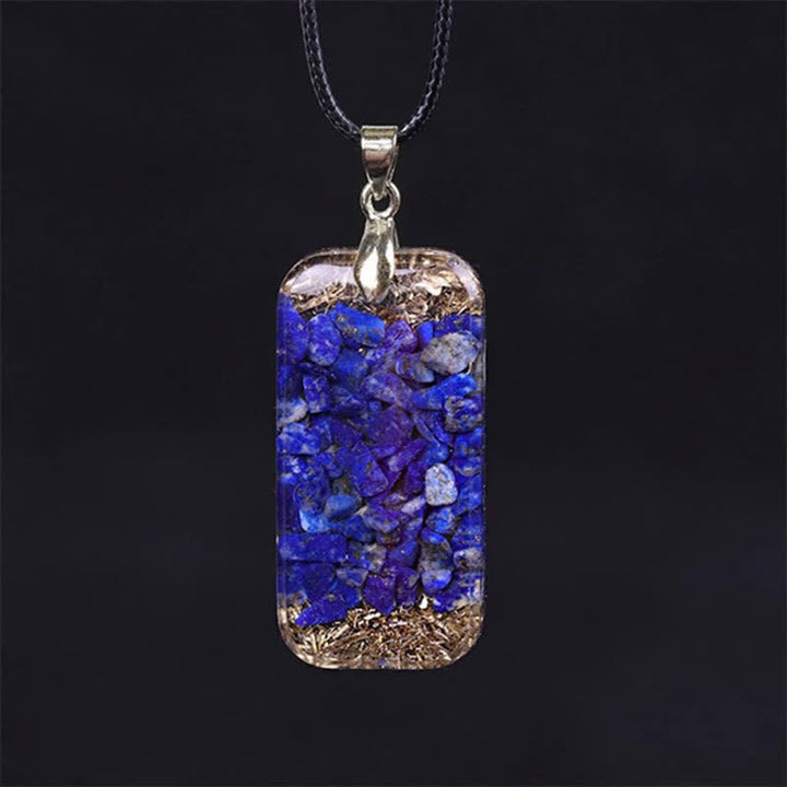 Olivenorma Raise Consciousness - Collier d'énergie orgone en lapis-lazuli - image 7