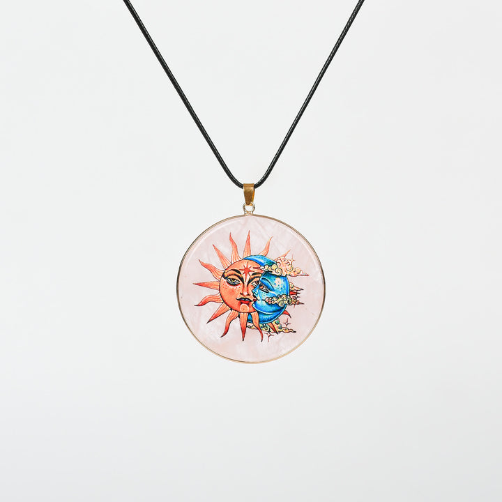 Collier Arbre de Vie en Cristal Hamsa Chakra Olivenorma