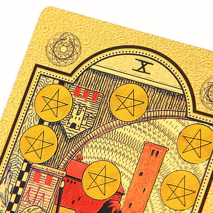 Cartes de tarot divinatoires holographiques de luxe de qualité supérieure Olivenorma