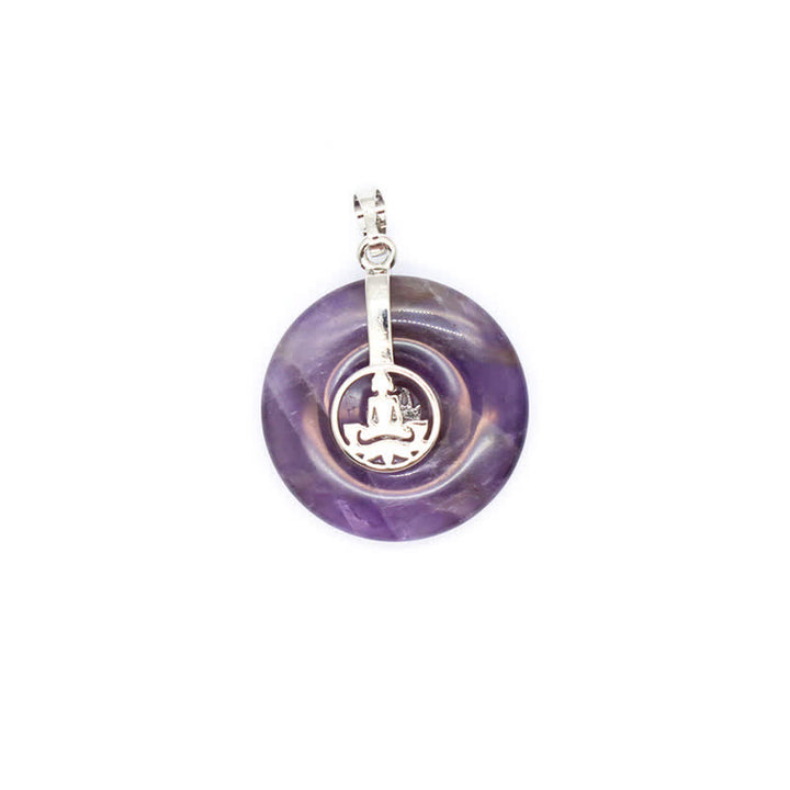 Collier Arbre de vie avec boucle de paix en cristal naturel Olivenorma