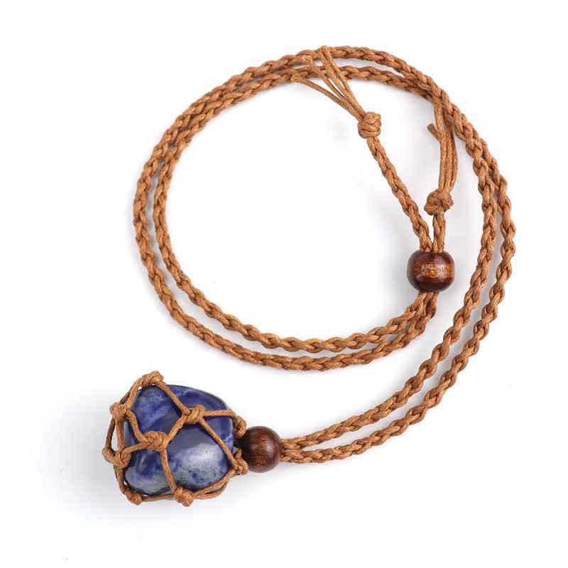 Collier de protection en cristal naturel