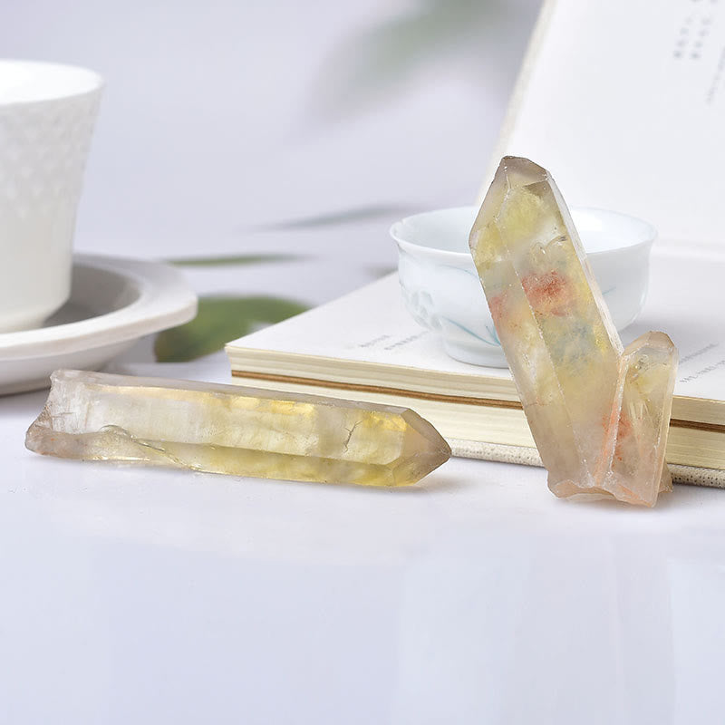 Baguettes en cristal de pierre brute de citrine Olivenorma