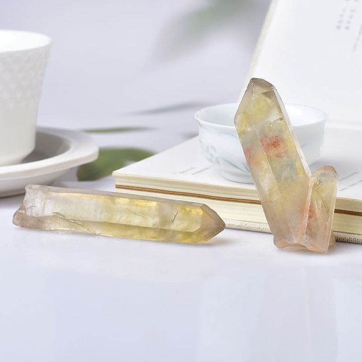 Baguettes en cristal de pierre brute de citrine Olivenorma
