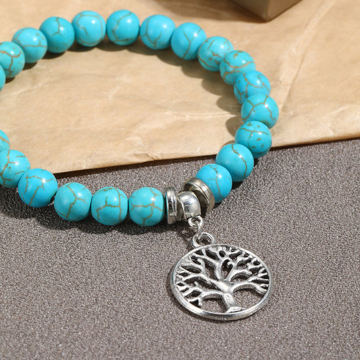 Bracelet turquoise contre le mauvais œil Olivenorma « Protection éternelle »