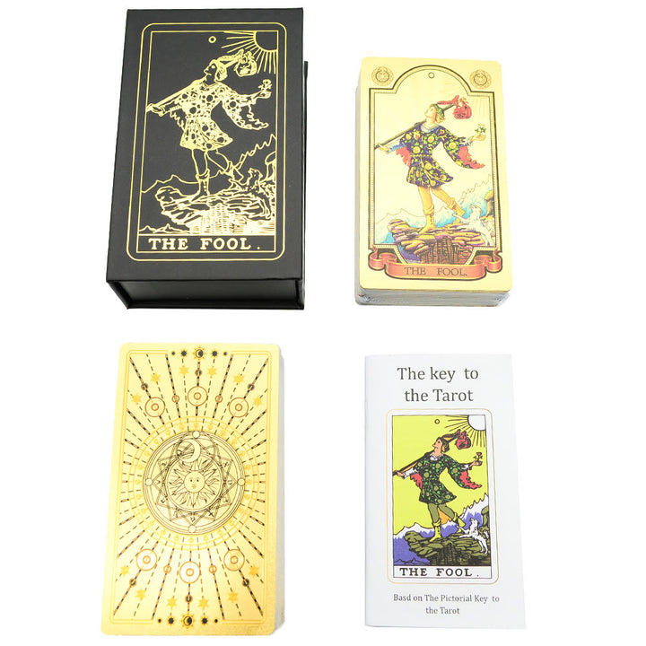 Cartes de tarot Soleil et Lune Olivenorma 80ps "Le Fou" Waite