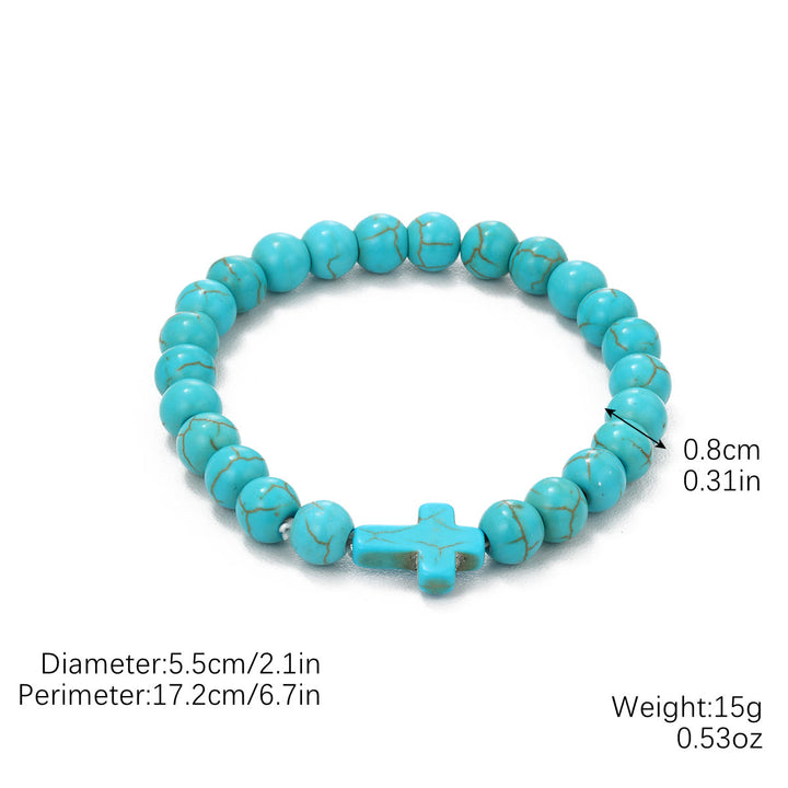 Bracelet turquoise contre le mauvais œil Olivenorma « Protection éternelle »
