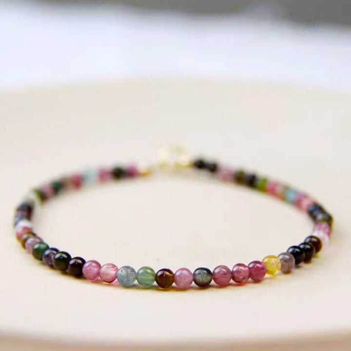 Mise à la terre - Bracelet en pierres précieuses fluorite
