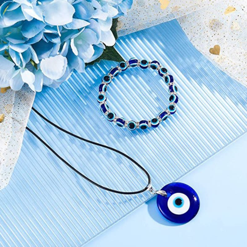 Collier et bracelet Olivenorma Evil Eye Hamsa