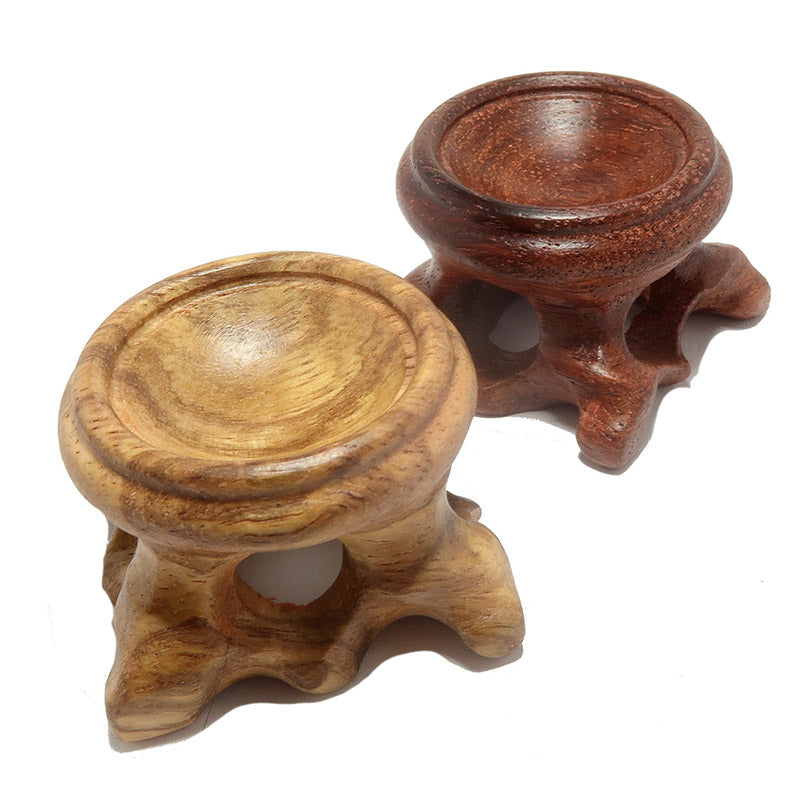 Supports en bois Olivenorma pour boules de cristal, œufs, décoration pastorale