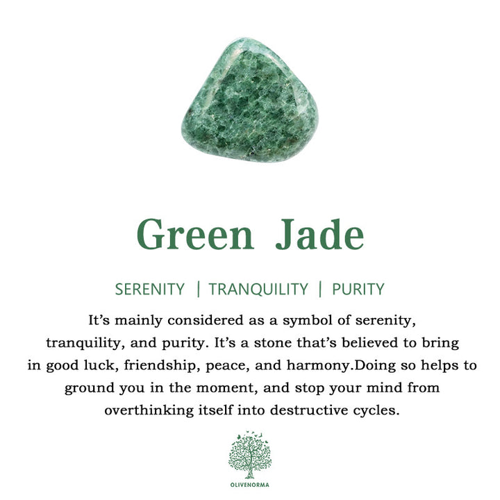 Olivenorma « Sun Arise » – Bague en jade vert céleste