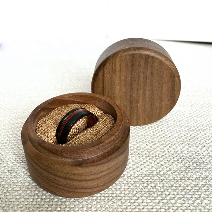 Bague en carburateur de tungstène en bois de tonneau de whisky Olivenorma 8 mm