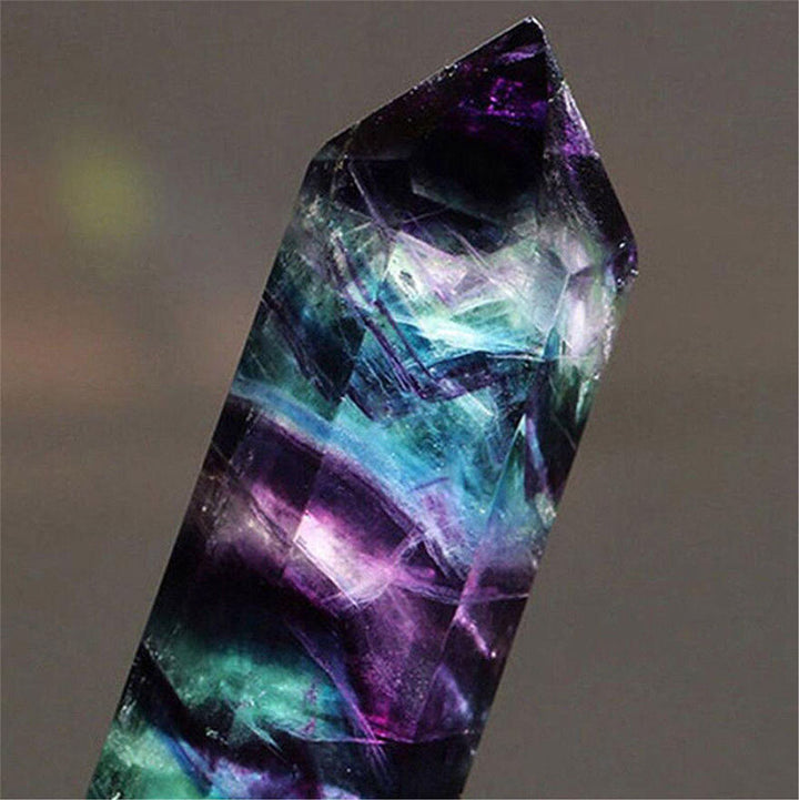 Baguettes de cristal Reki en croûte naturelle de fluorite