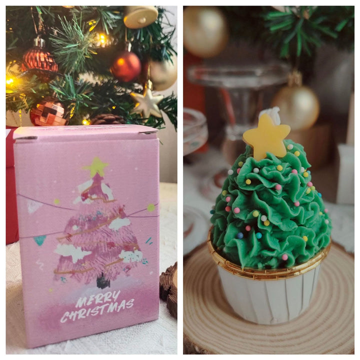 Bougie modèle biscuit gâteau de Noël Olivenorma