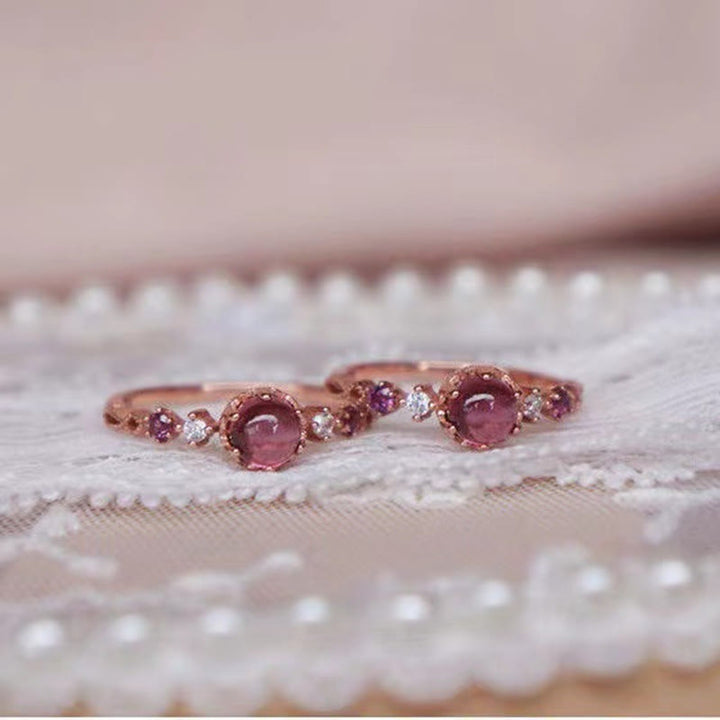 Bague de fiançailles en grenat Olivenorma  - image 6