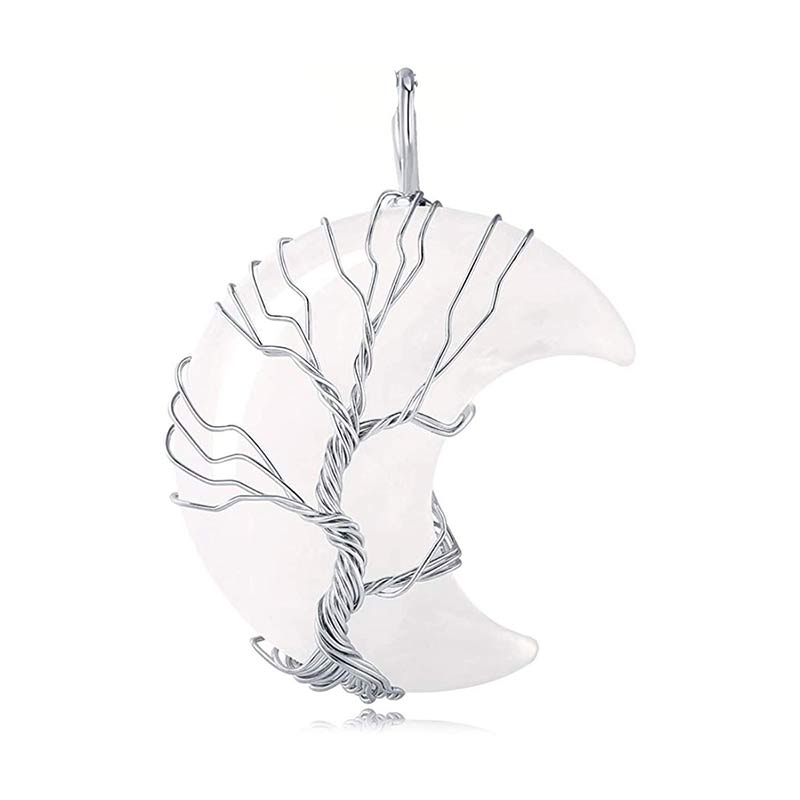 Collier de lune en cristal naturel Olivenorma