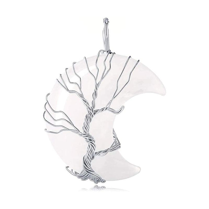 Collier de lune en cristal naturel Olivenorma