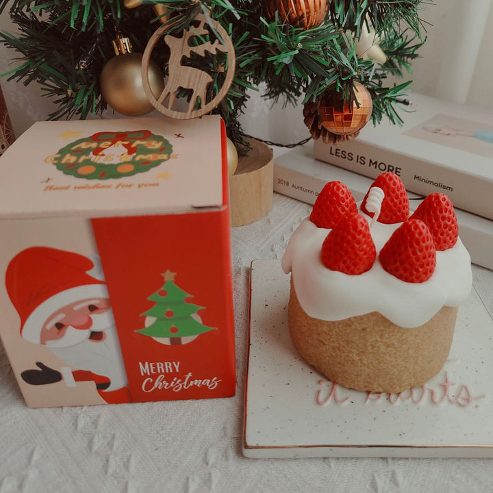 Bougie modèle biscuit gâteau de Noël Olivenorma