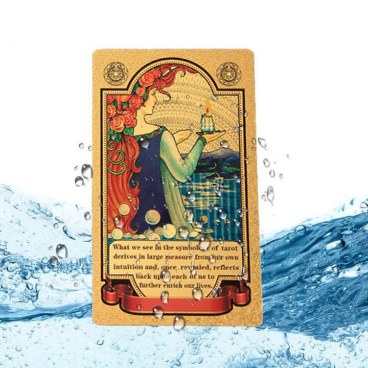 Cartes de tarot divinatoires holographiques de luxe de qualité supérieure Olivenorma
