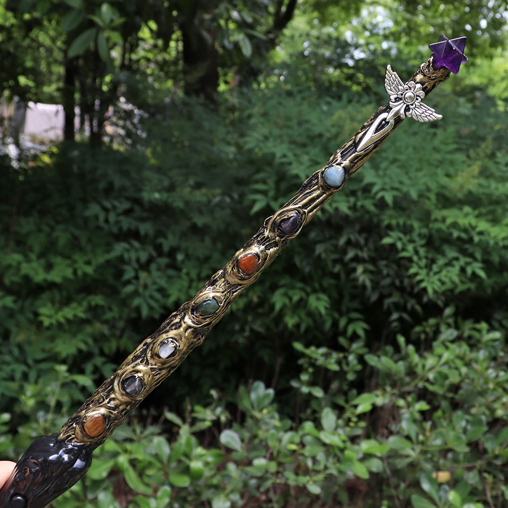 Baguettes en cristal Merkaba Chakra naturel Olivenorma