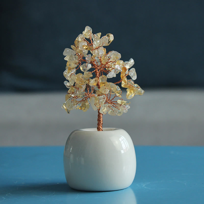 Arbre Feng Shui à cristaux multiples Olivenorma