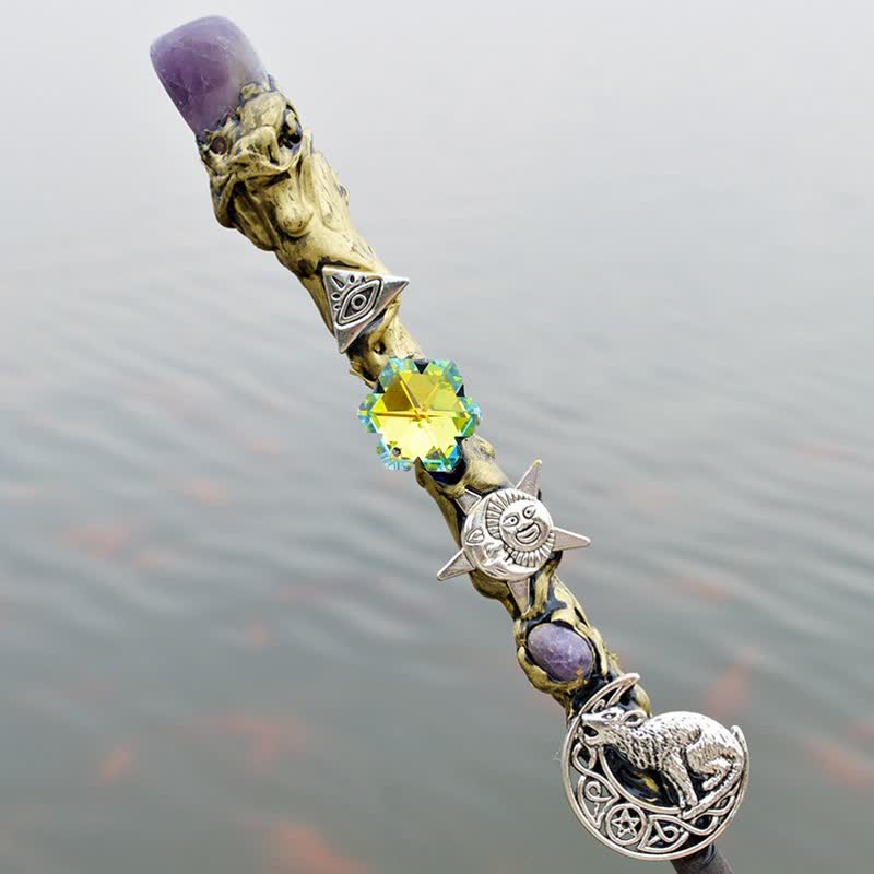 Baguettes de cristal de fée de la lune et du soleil Olivenorma