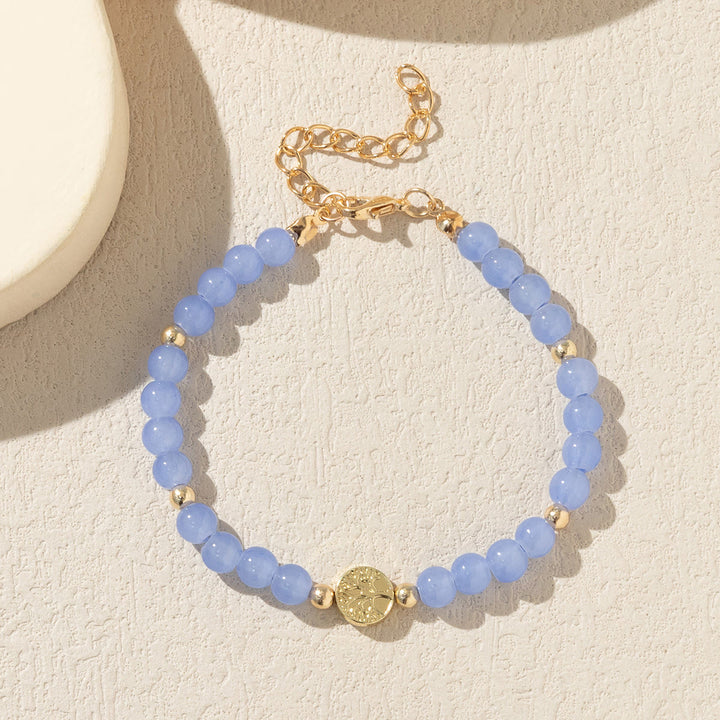 Bracelet Arbre de vie en perles de cristal multicolores Olivenorma