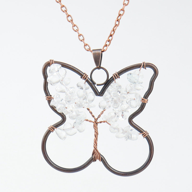 Collier de guérison Chakra Papillon