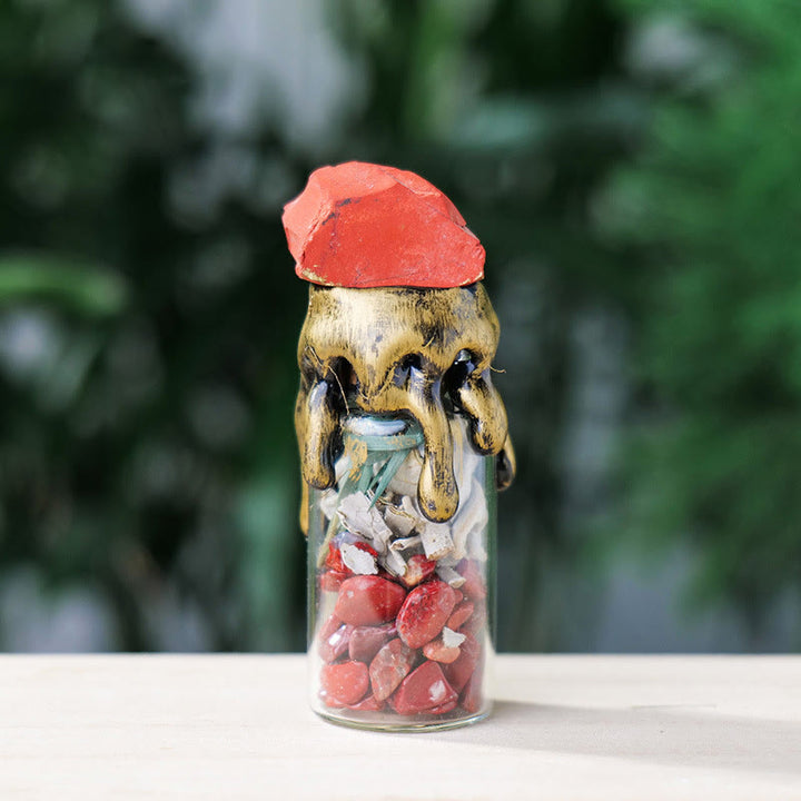 Olivenorma « Witch's Wish » – Bouteille d'énergie en pierre brute de cristal naturel