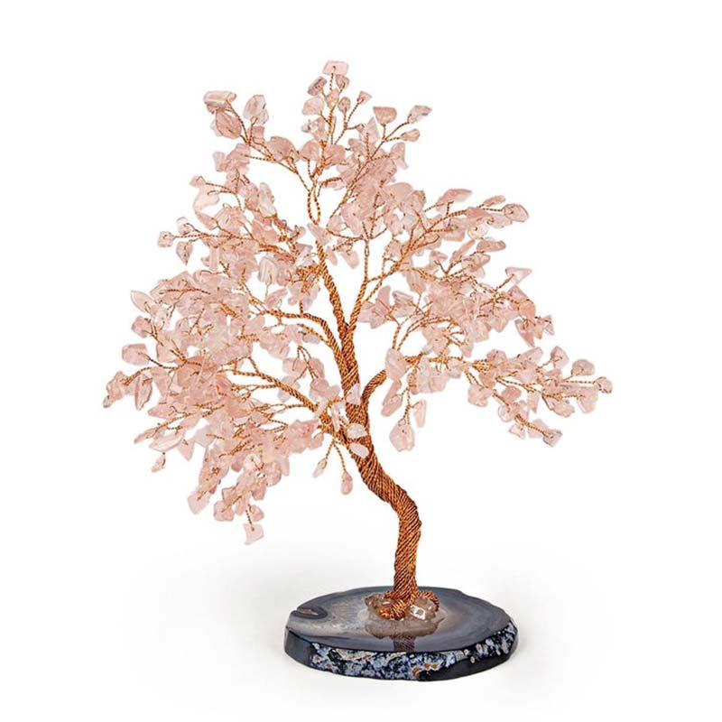 Olivenorma Love Harmony - Arbre Feng Shui en Quartz Rose
