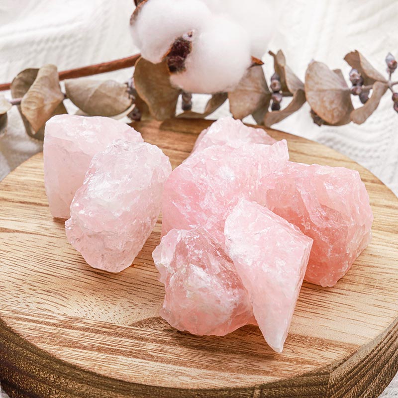 Quartz rose Olivenorma Pierre brute naturelle