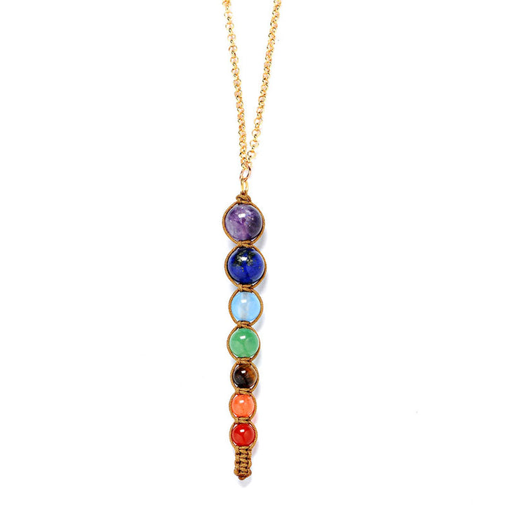 Collier de guérison des chakras orgonite Olivenorma