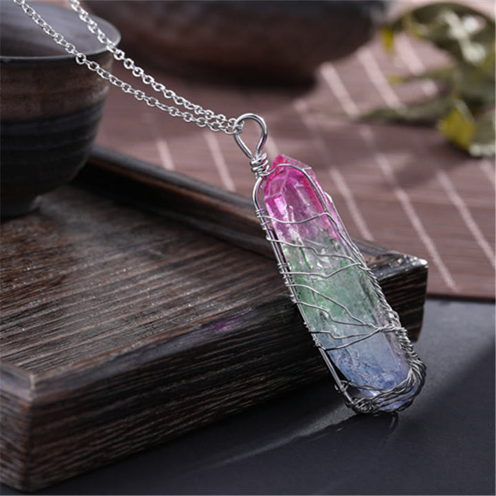 Olivenorma« Life Energy » – Collier en cristal Arbre de vie