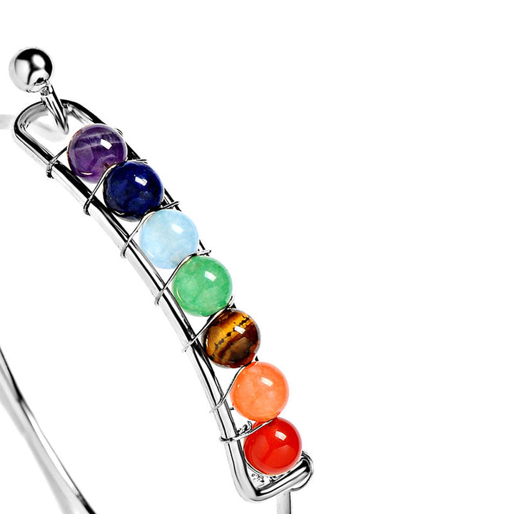 Bracelet de guérison des chakras orgonite Olivenorma