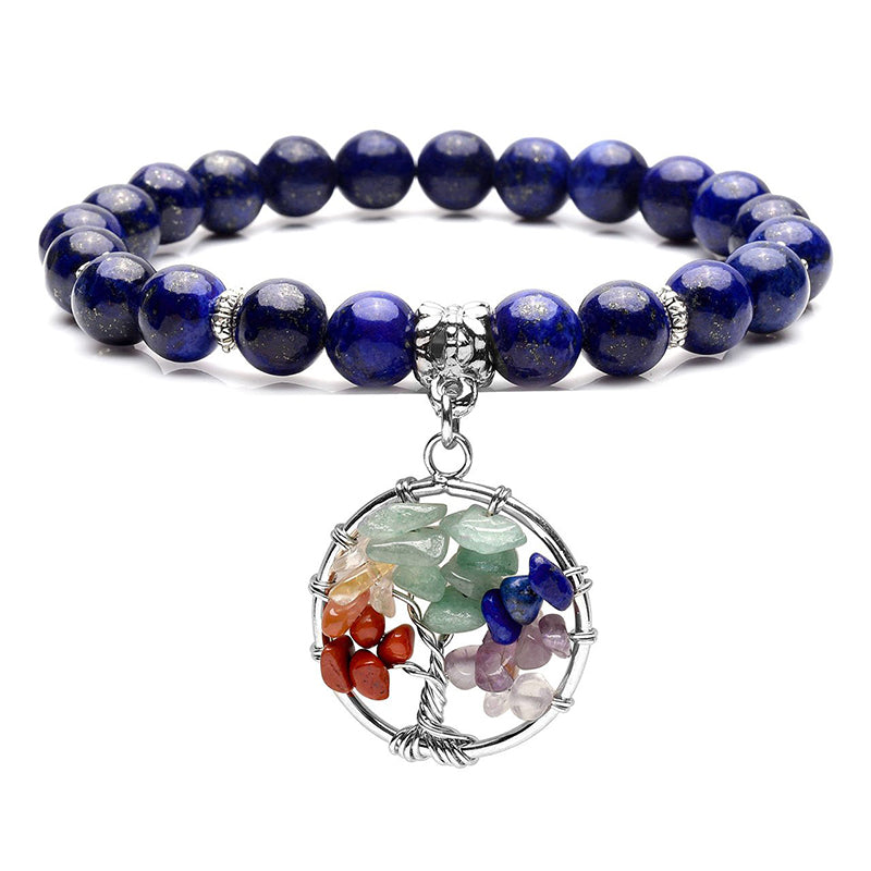 Bracelet Chakra Arbre de Vie Améthyste