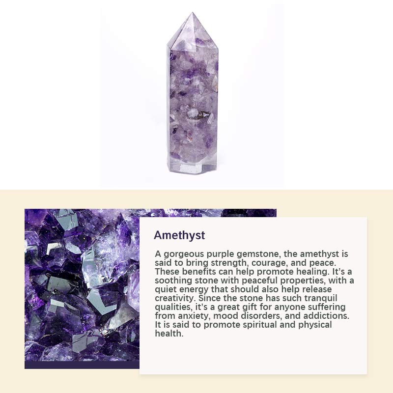 Décoration de protection des chakras en cristal naturel