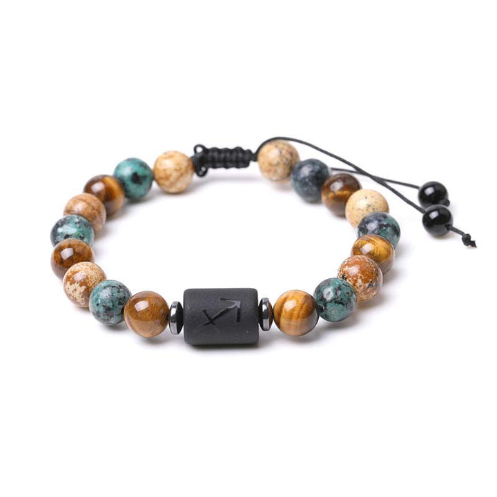 Bracelet Zodiaque en Jaspe Oeil de Tigre