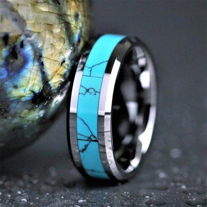 Bague de protection et de transformation en turquoise Olivenorma