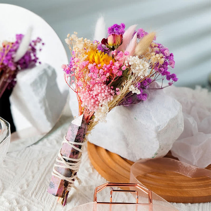Bouquet éternel Olivenorma Baguettes en cristal naturel